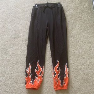 Flame sweatpants!!!